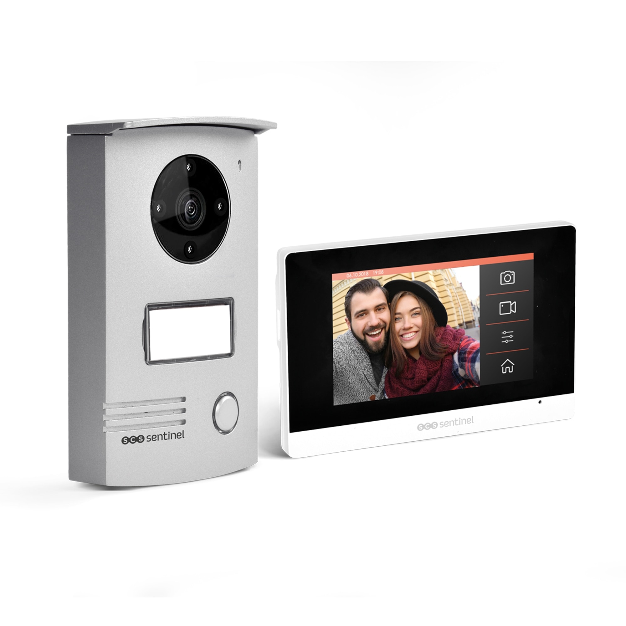 SCS SENTINEL - Videoportero con cable Táctil VisioDoor+ 11 cm (4,3"). - Image 1