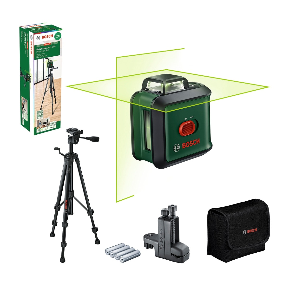 Bosch - Nivel Láser Universal 360 + Trípode TT150 + Abrazadera MM3. - Image 1