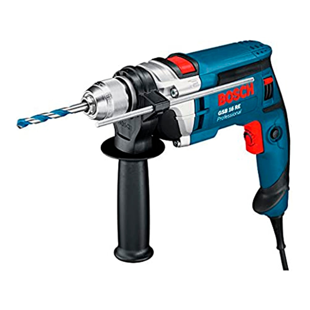 Bosch - Taladro Percutor Eléctrico con cable a red 750 W GSB 16 RE. - Image 1