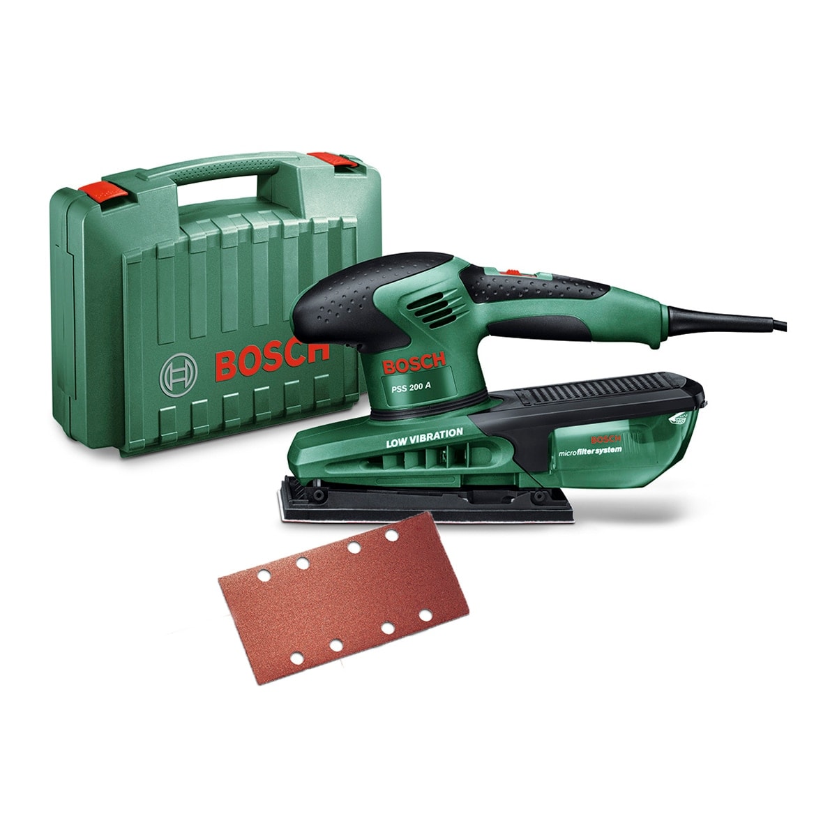 Bosch - Lijadora Orbital Eléctrica con cable a red PSS 200 A. - Image 1