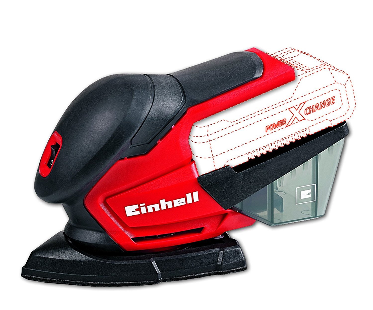 Einhell - Lijadora Mouse Eléctrica a Batería 18 V TE-OS 18 Li SOLO Power X-Change (sin batería - cargador). - Image 1