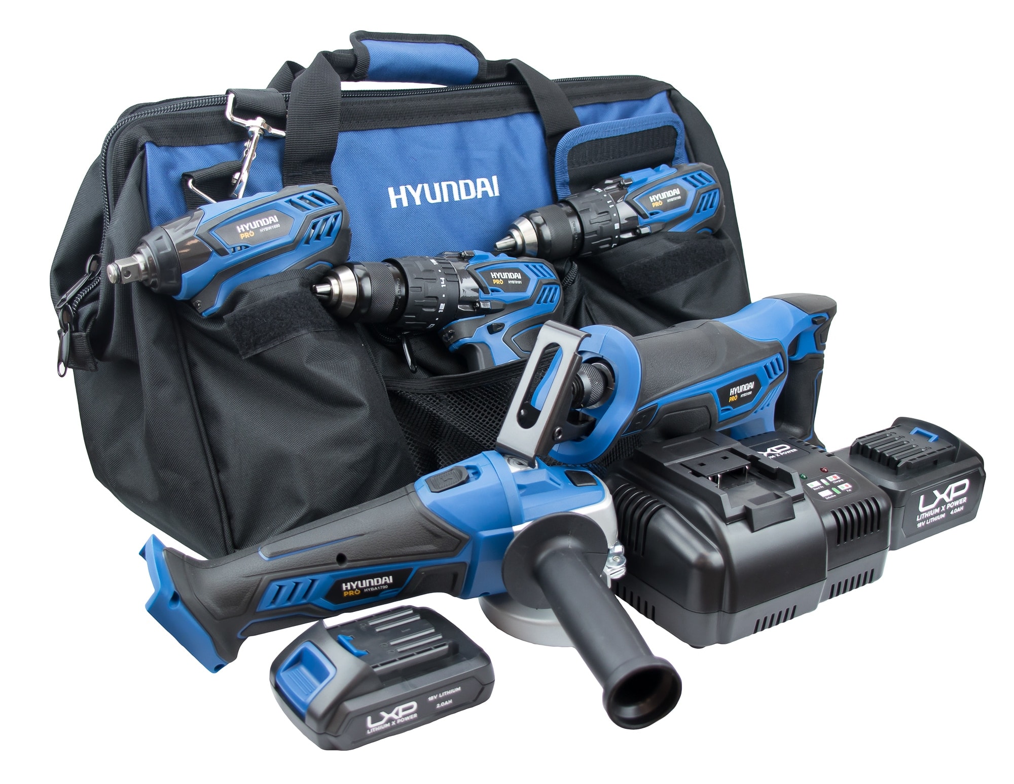 HYUNDAI - Set de Herramientas Eléctricas Combo 5. - Image 1