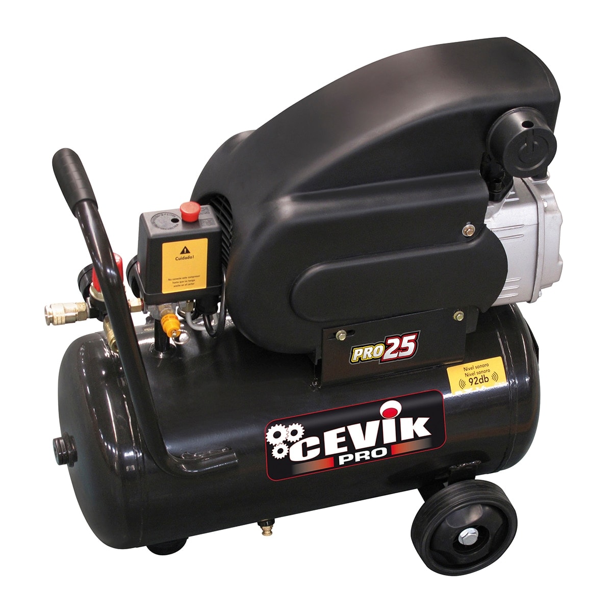 CEVIK PRO - Compresor de Aire Monoblock Portátil 24 litros 2 HP. - Image 1