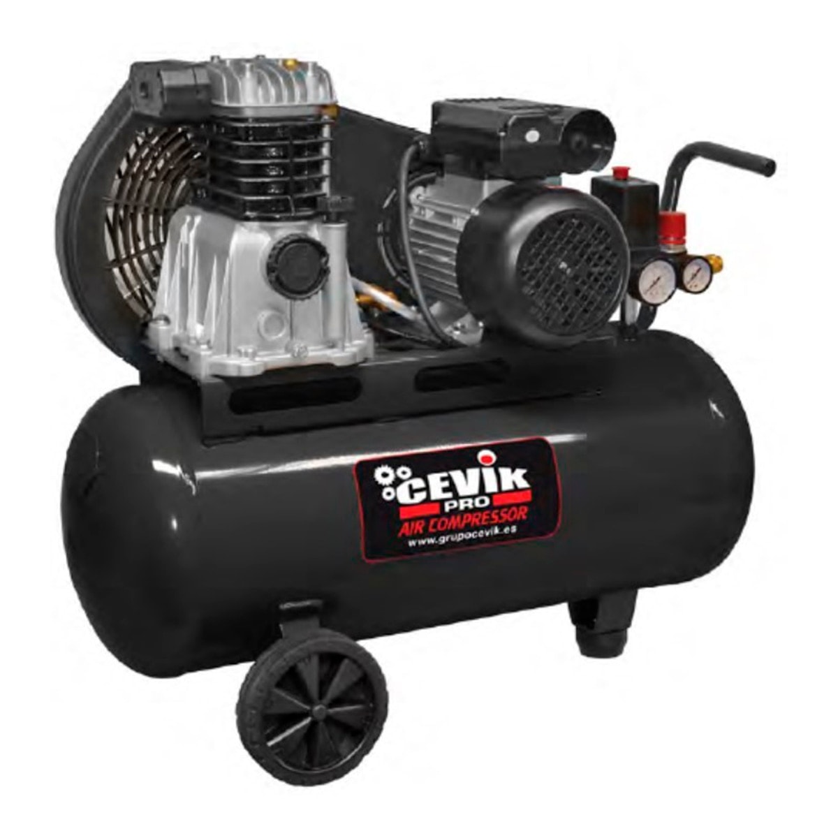 CEVIK - Compresor Correa 50 litros 3 HP 230V Cevik Pro. - Image 1
