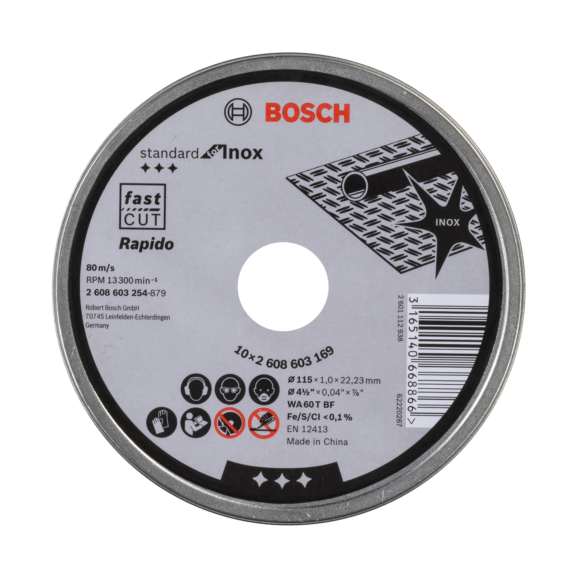 Bosch - Disco estándar Ø 115 mm (x10). - Image 1