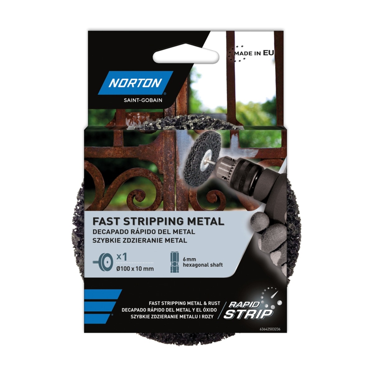 Norton - Discos para Metal para taladro decapado. - Image 1