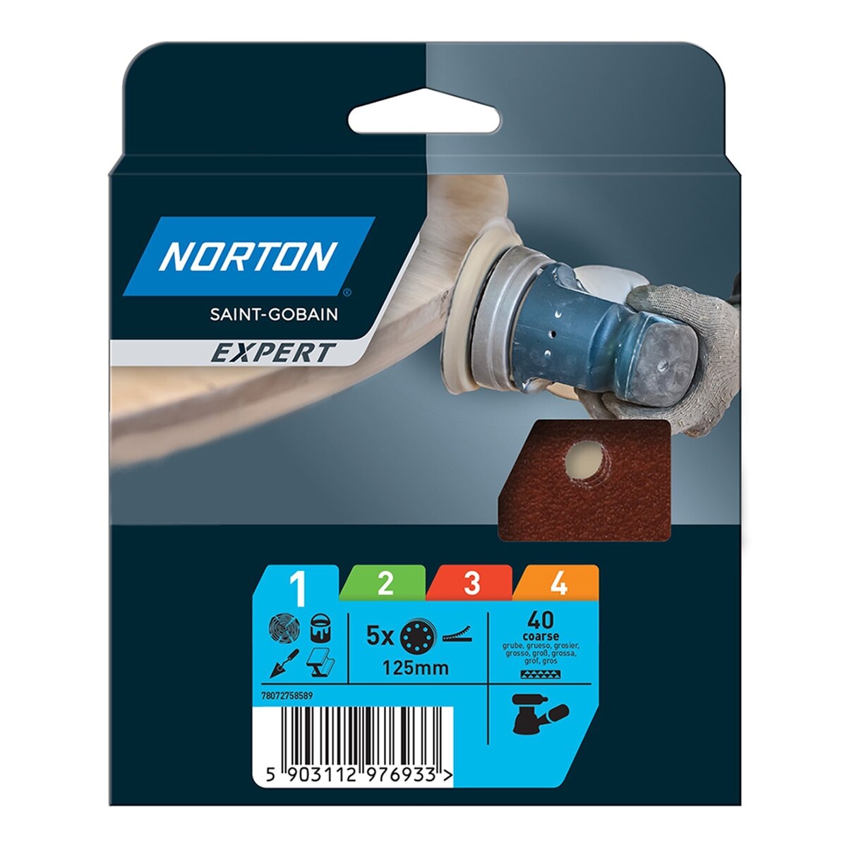 Norton - Discos de Lija (Óxido de Aluminio A203F). - Image 1