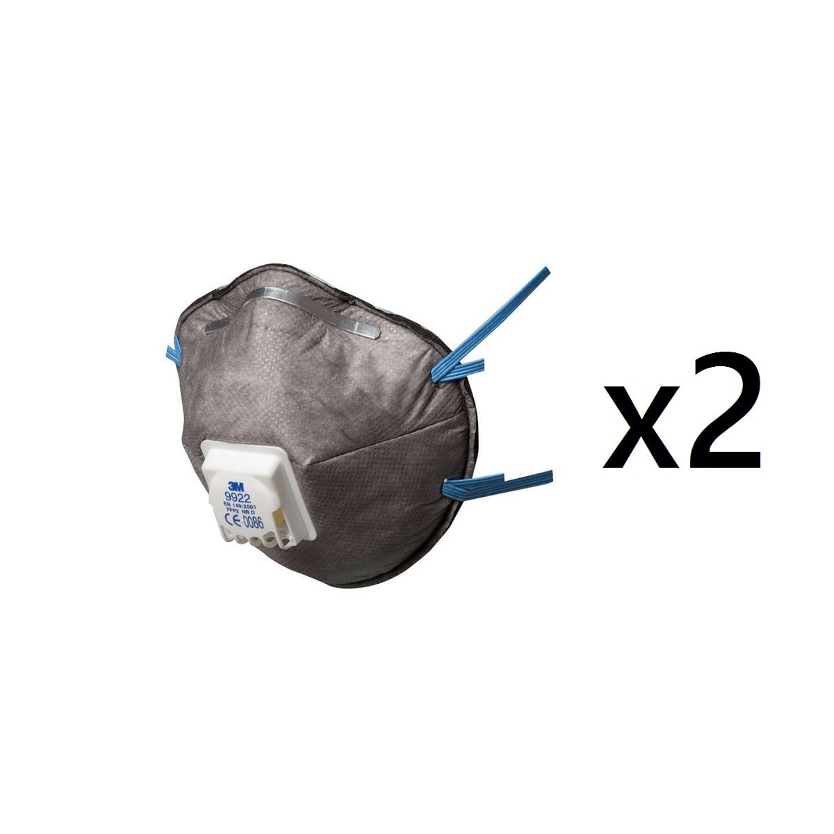 3M - Mascarilla FFP2 con Válvula - 2 Uds. - Image 1