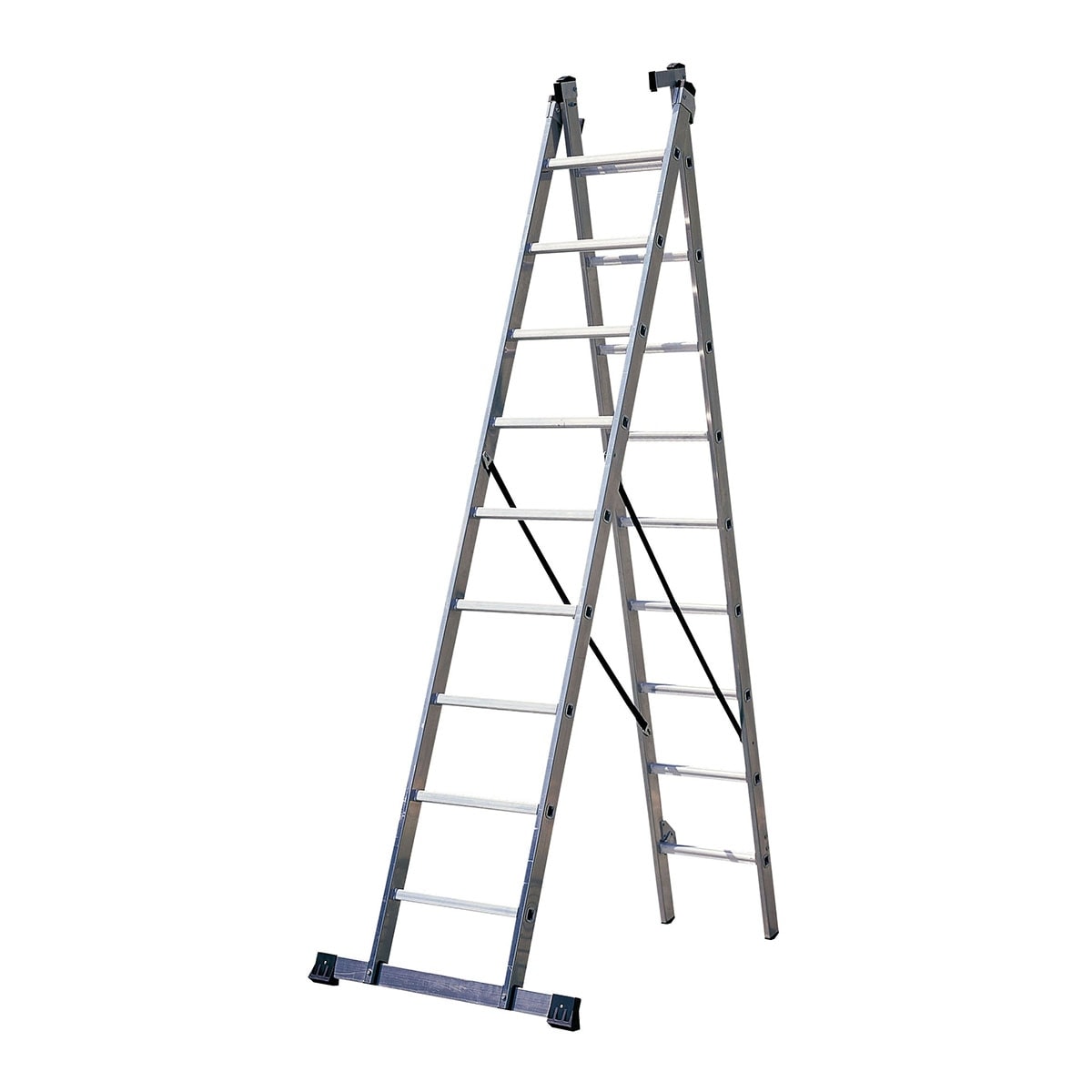Rolser - Escalera Profesional 2 Tramos y 9 Peldaños. - Image 1
