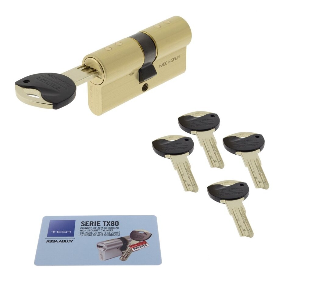Tesa - Cilindro Alta Seguridad Leva Larga 30 X 30 mm. - Image 1