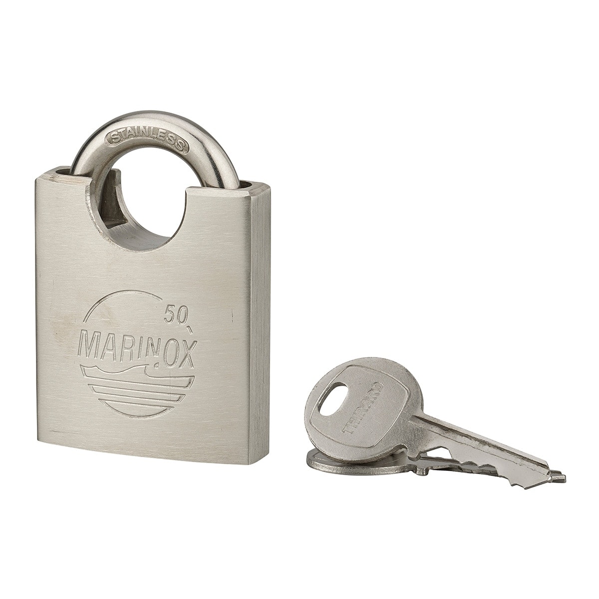 Thirard - Candado Acero Inoxidable Marinox 50 mm Llave. - Image 1