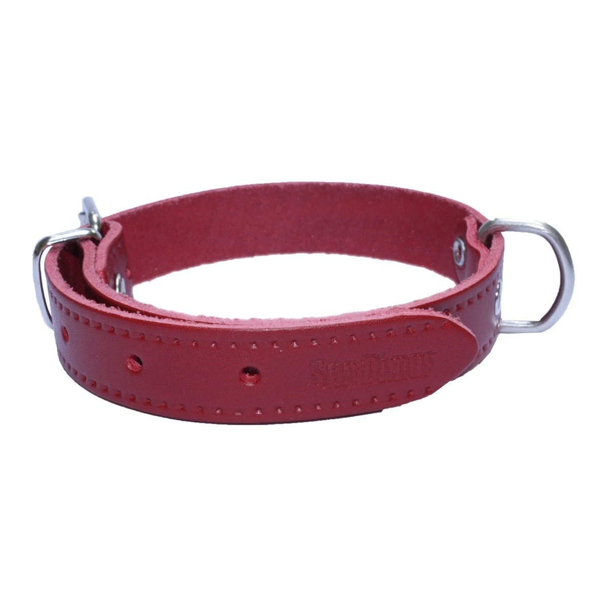 San Dimas - Collar San Dimas para perros pequeños cuero liso. - Image 1