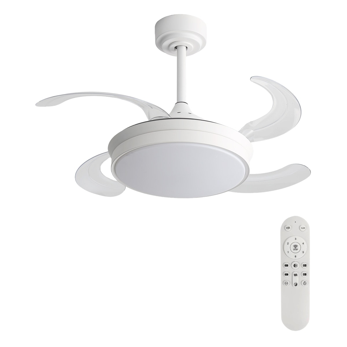 BriCor - Ventilador techo aspas retractil PURE. - Image 1