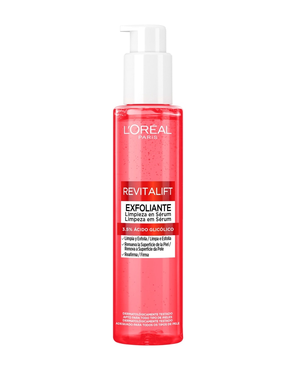 L'Oréal Paris - Exfoliante Limpiador En Sérum Con 3,5% De Ácido Glicolico Revitalift 150 Ml L'Oréal Paris. - Image 1