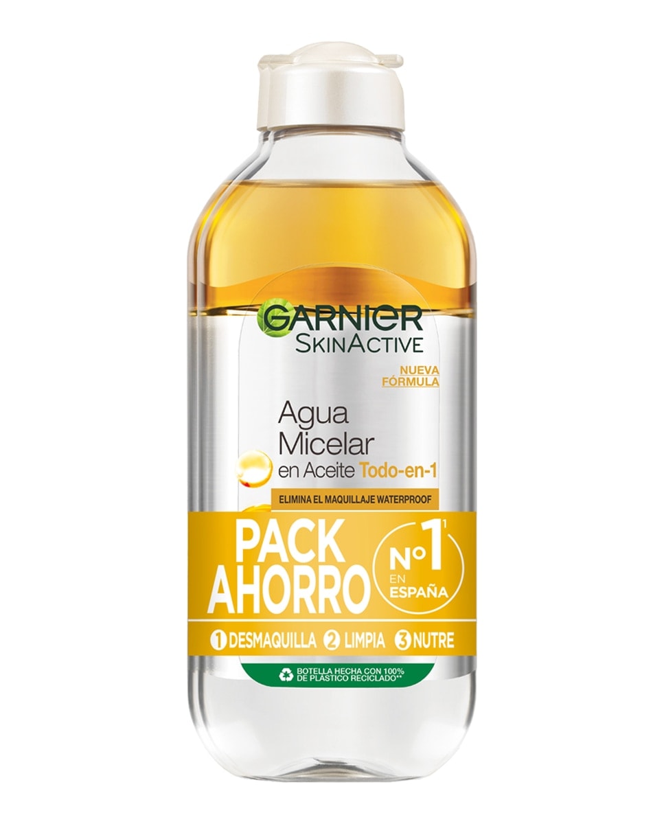 Garnier - Pack Micelar en Aceite Elimina el Maquillaje Waterproof Garnier Skin Active. - Image 1