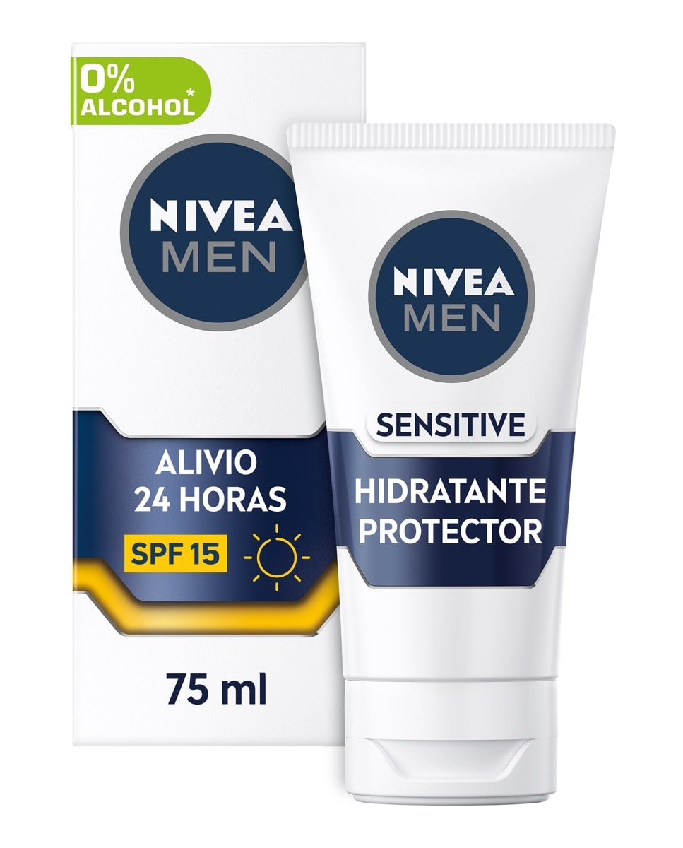 NIVEA MEN - Hidratante Protector Sensitive Fp15 75 ml Nivea Men. - Image 1