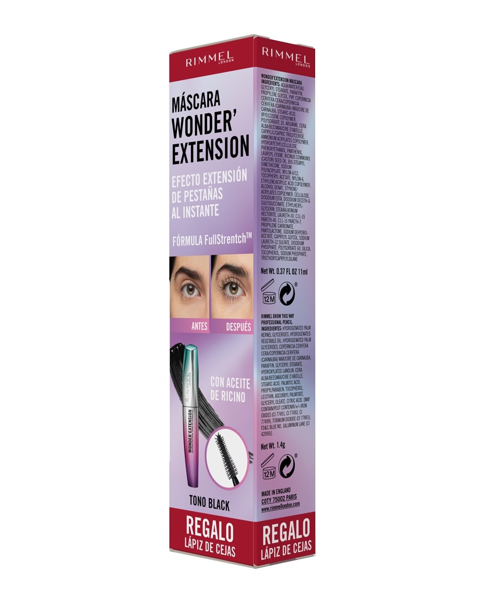 Rimmel - Pack máscara Wonder Argan Rimmel London. - Image 1