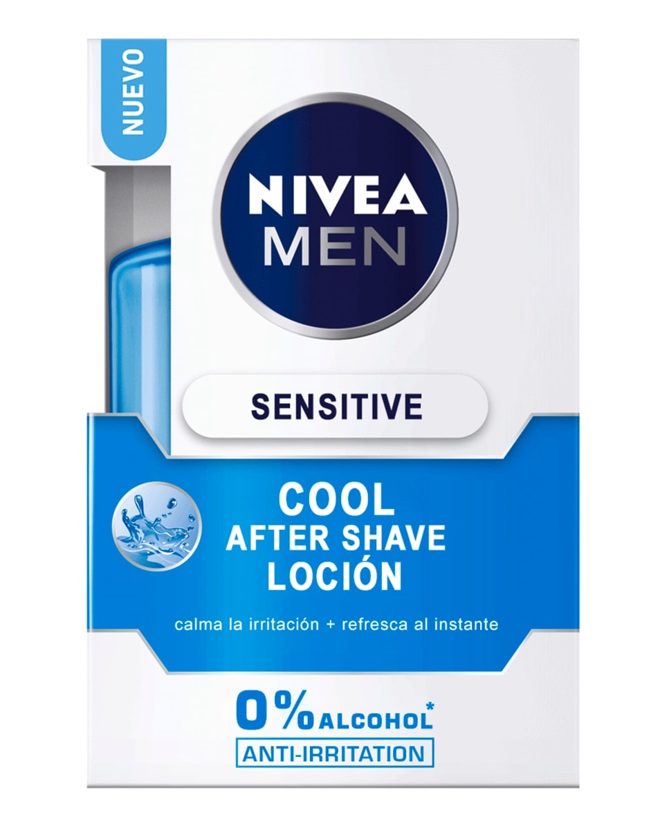 NIVEA MEN - Loción After Shave Sensitive Cool 100 ml Nivea Men. - Image 1