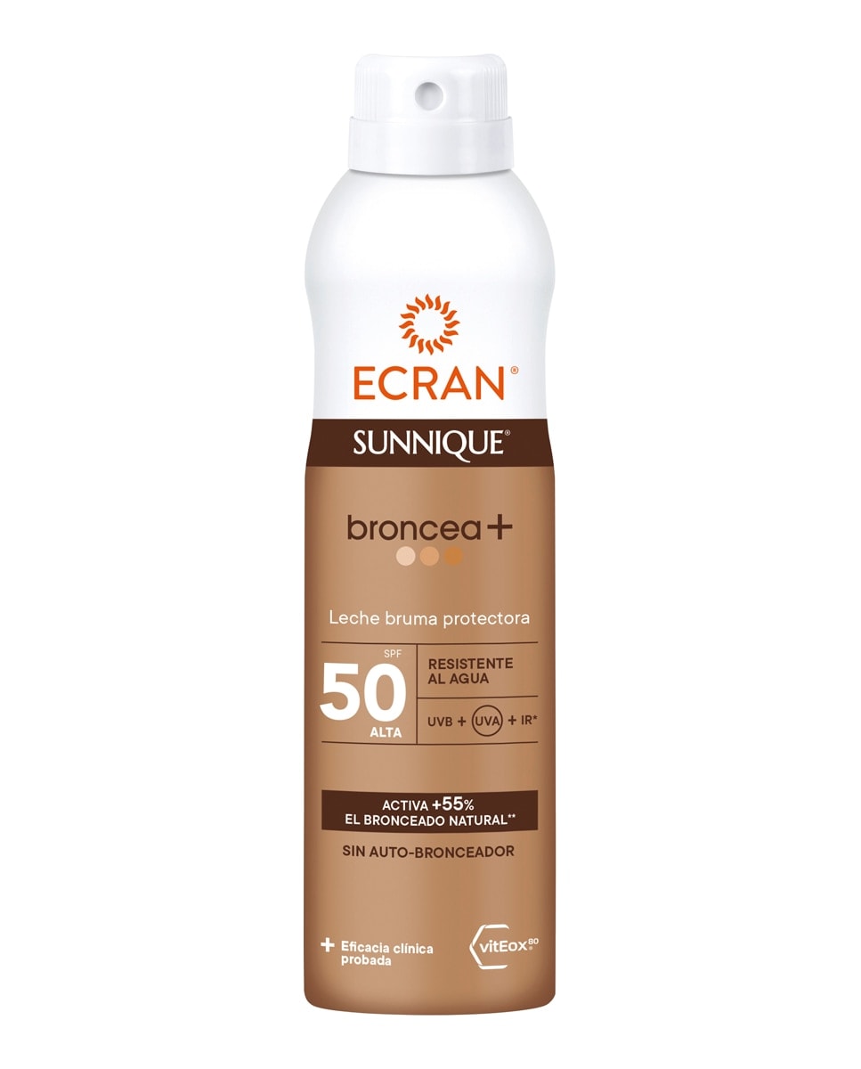 Ecran - Leche Bruma Protectora Fps 50 Sunnique Broncea+ 250 ml Ecran. - Image 1