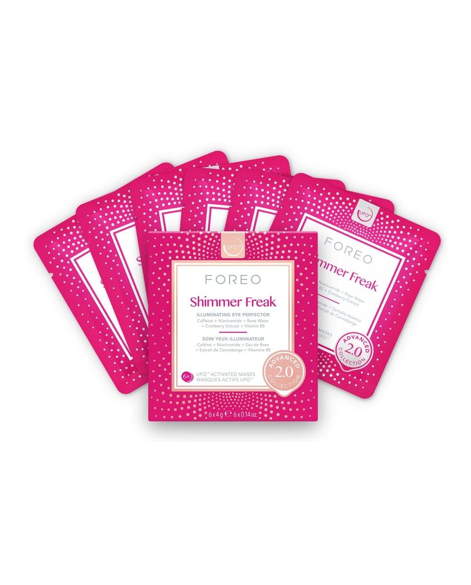 FOREO - Shimmer Freak 2.0 Advanced Collection - Mascarilla facial iluminadora para el contorno de ojos cansados diseñada para UFO™. - Image 1