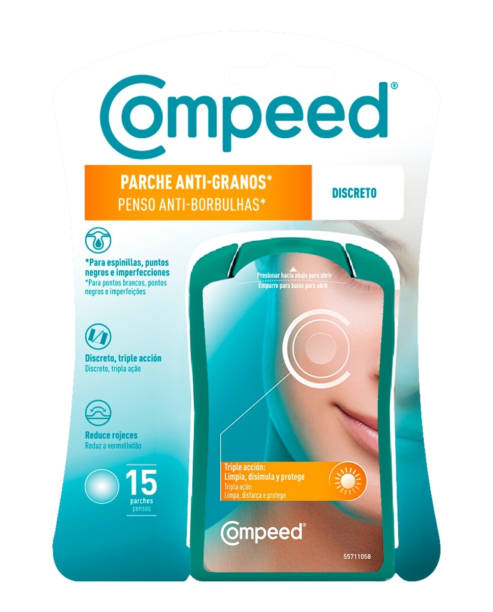 Compeed - Parches anti-granos Triple Acción Día 15 uds Compeed. - Image 1
