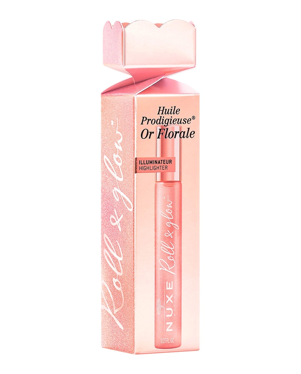 Nuxe - Aceite de brillo Cracker Roll & Glow Huile Prodigieuse® Or Florale Nuxe. - Image 1
