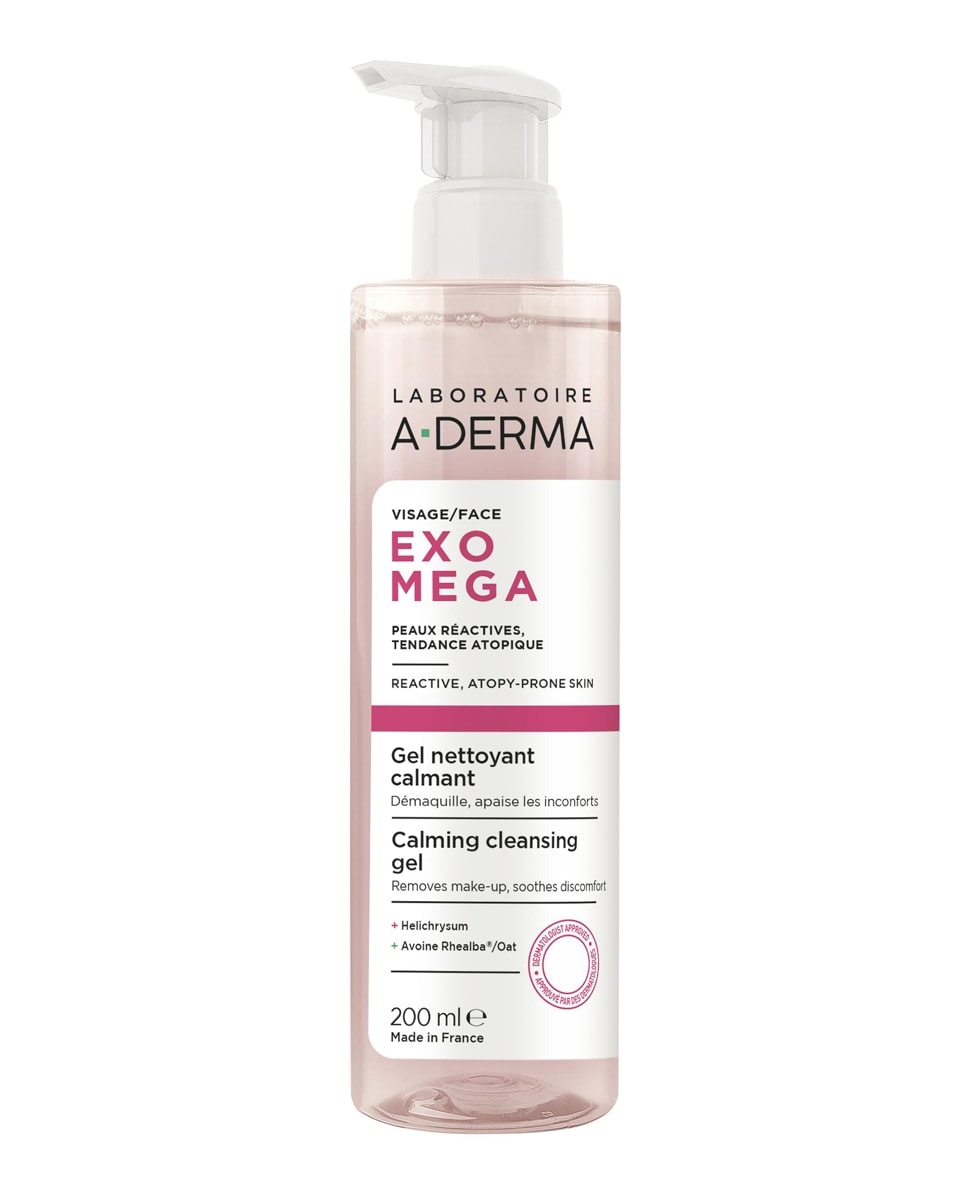 Ducray - Gel limpiador calmante Exomega 200 ml. - Image 1