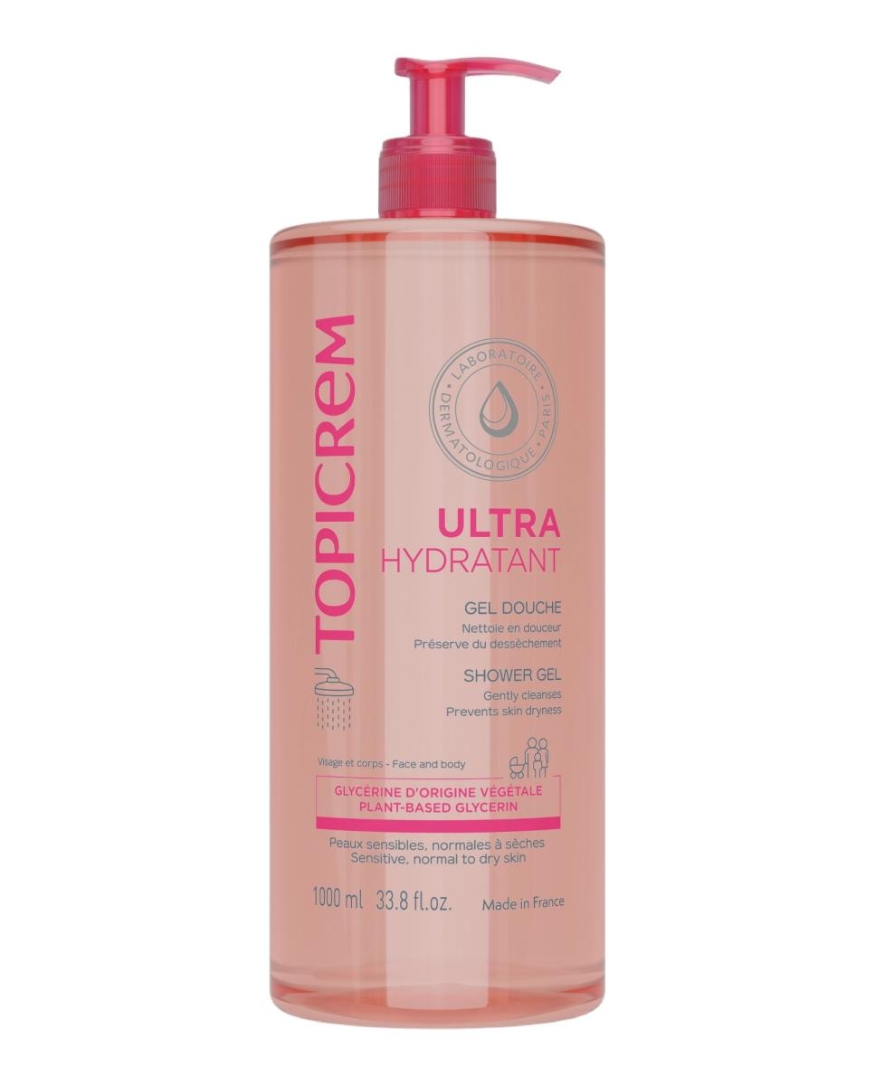 Topicrem - Gel Limpiador Suave Ultra Hidratante 1l Topicrem. - Image 1