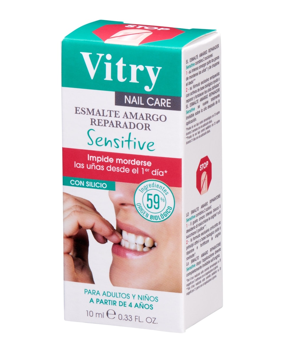 Vitry - Esmalte Amargo Reparador Sensitive 10 ml Vitry. - Image 1