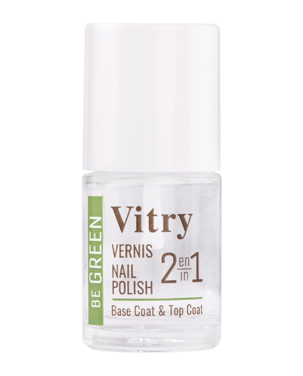 Vitry - Esmalte Be Green 2 en 1 Base Coat & Top Coat Vitry. - Image 1