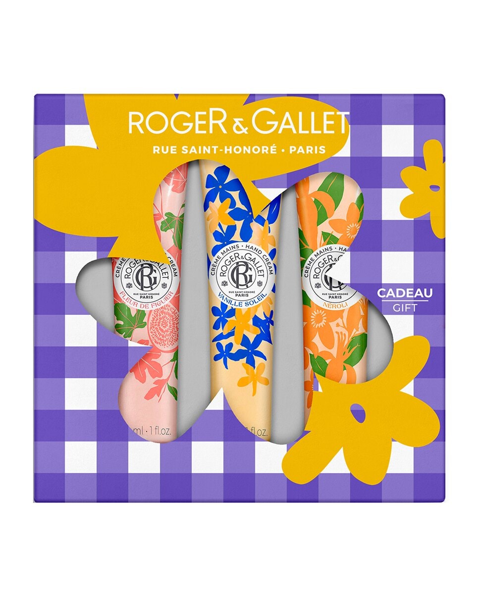 Roger&Gallet - Estuche de Cremas de Manos Fleur de Figuier, Vanille Soleil, Néroli Roger & Gallet. - Image 1