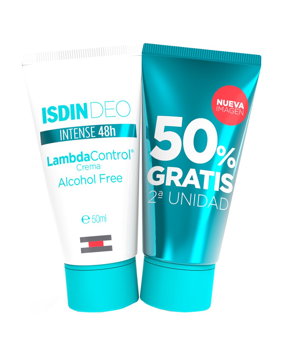Isdin - Duplo desodorante crema Lambda Control Isdin. - Image 1