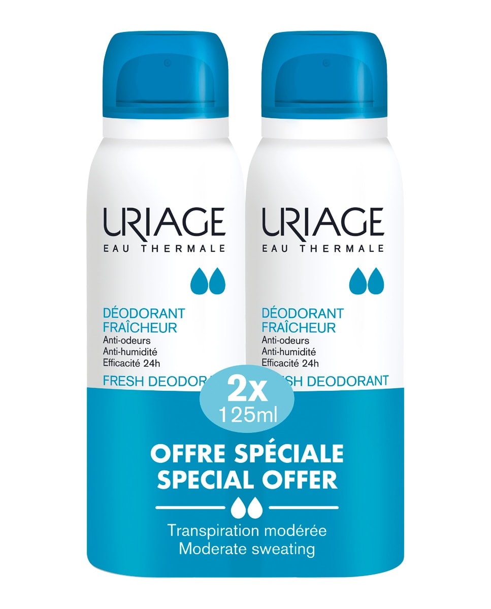 Uriage - Duplo Desodorante en spray Frescor Uriage. - Image 1