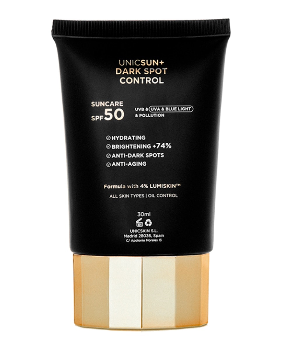Unicskin - Protector solar facial Dark Spot Control Unicsun SPF50 30 ml Unicskin. - Image 1