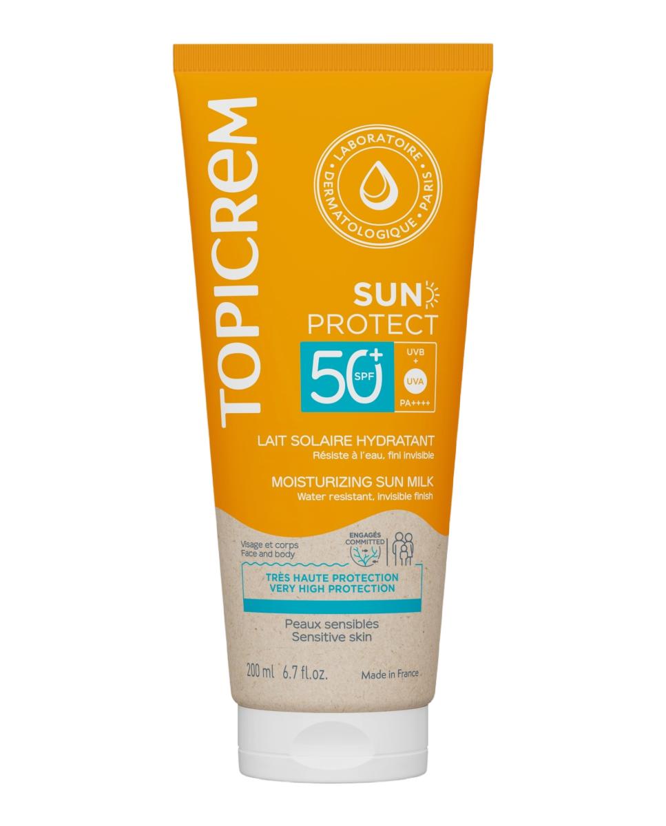 Topicrem - Leche corporal SPF50+ Sun Protect 200 ml Topicrem. - Image 1
