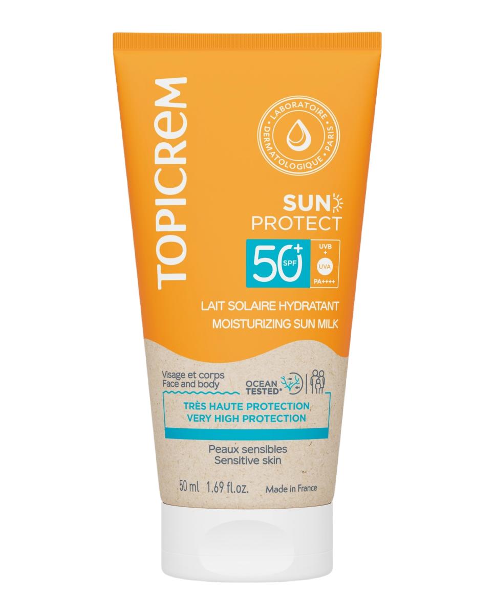 Topicrem - Leche corporal SPF50+ Sun Protect 200 ml Topicrem. - Image 1