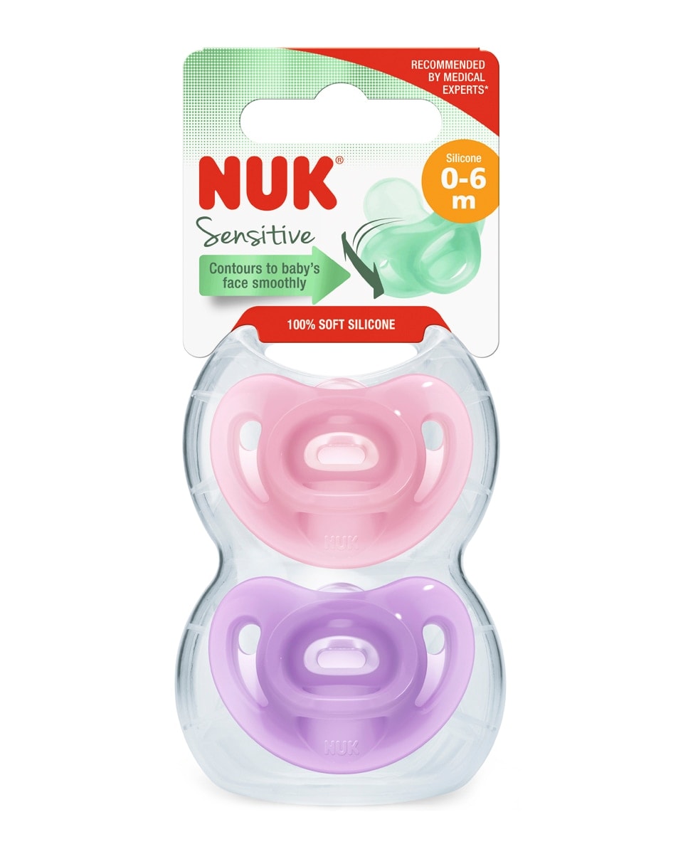 Nuk - Chupetes Sensitive 0-6 m 2 unid Nuk. - Image 1