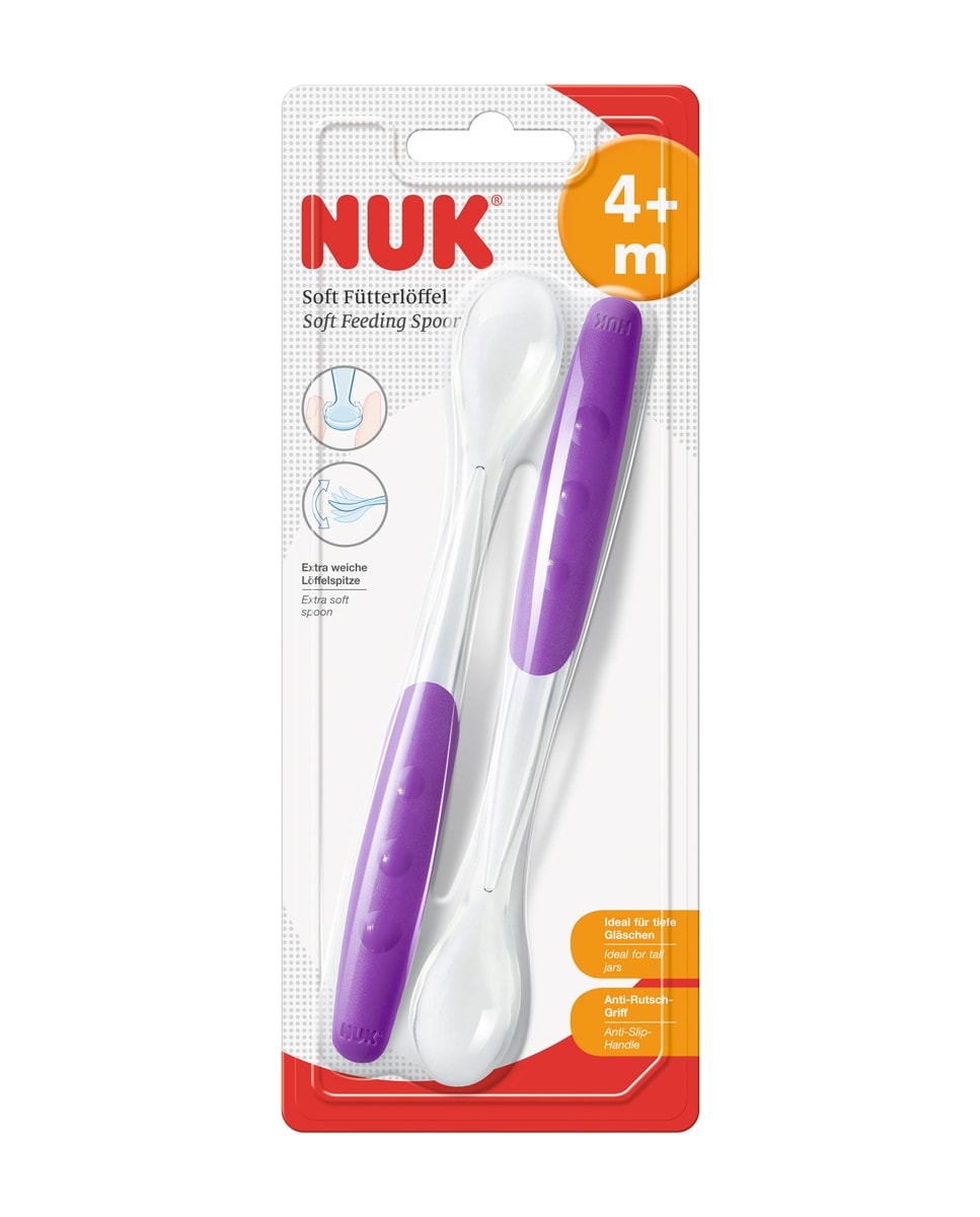 Nuk - 2 Cucharas Silicona Easy Learning Nuk. - Image 1