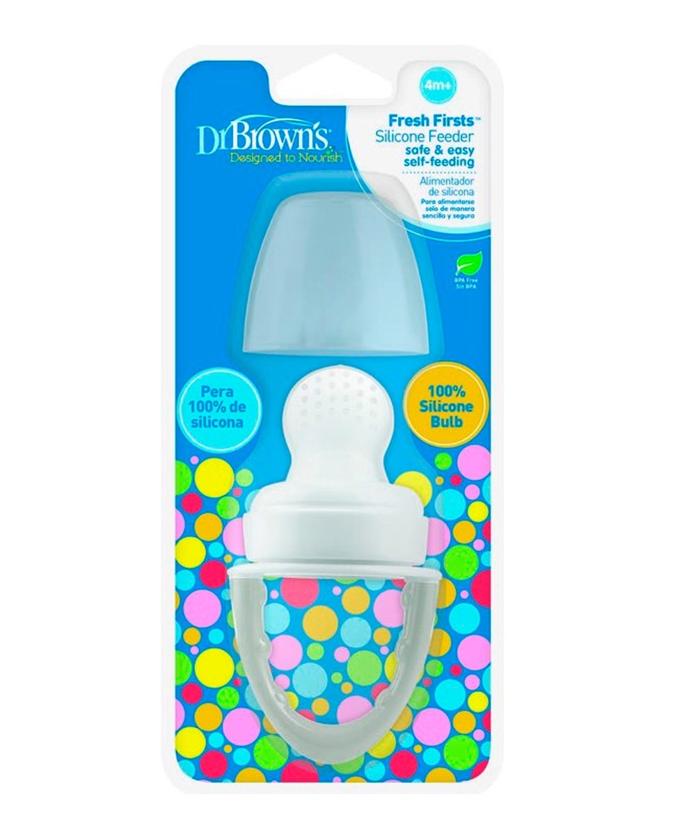 Dr. Brown's - Alimentador Antiahogo +4 meses Gris Dr. Brown's. - Image 1