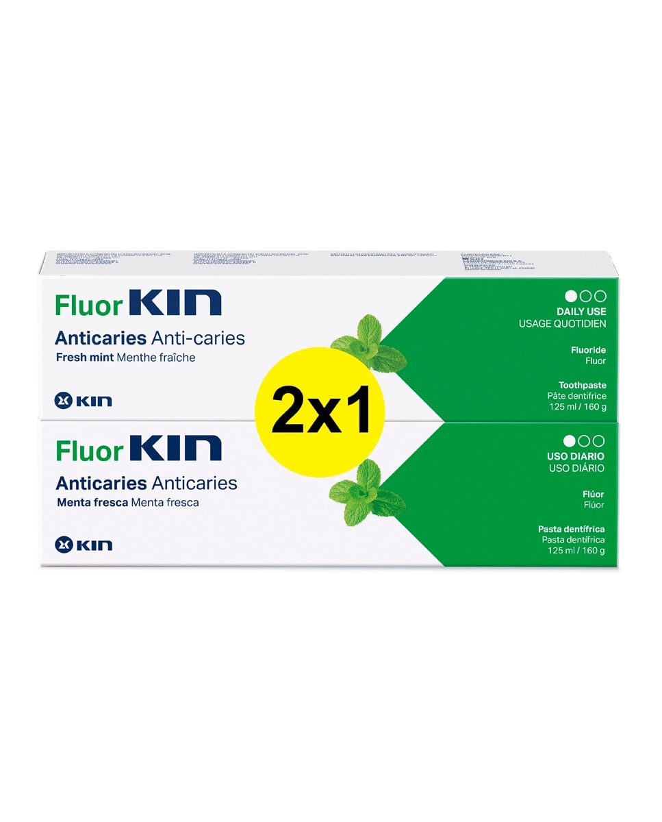 Kin - Pack 2 unid Pasta Dentífrica Fluorkin Kin. - Image 1