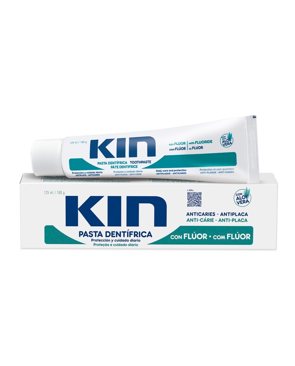 Kin - Pasta Dentífrica con Flúor y Aloe Vera 125 ml Kin. - Image 1