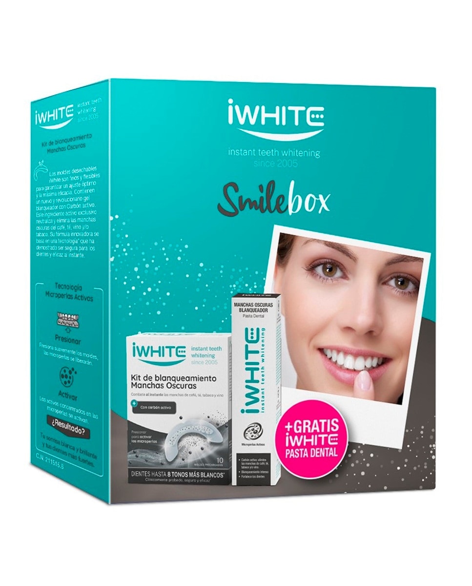 iWHITE - Pack Kit Supremo 10 moldes + Pasta de regalo iWhite. - Image 1