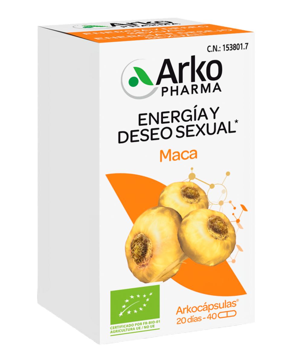Arkopharma - 40 Cápsulas Arkocápsulas Maca Bio Arkopharma. - Image 1