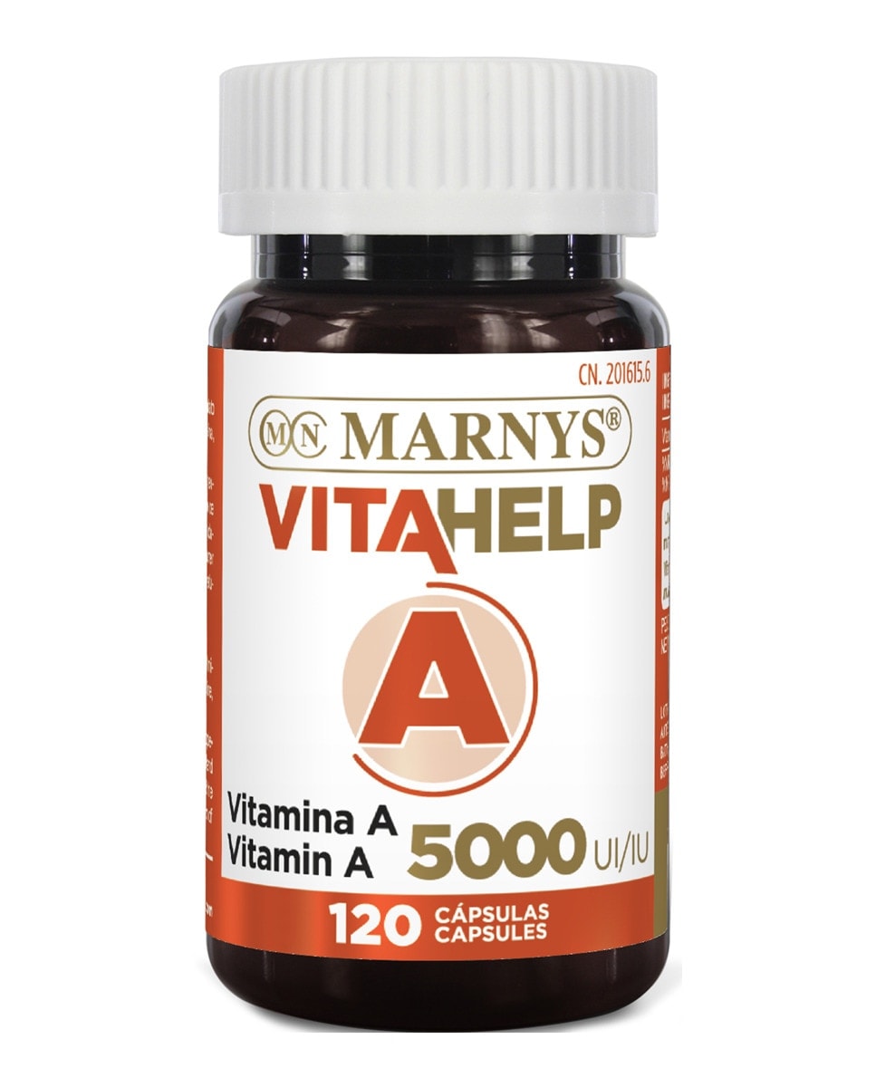 Marnys - 120 cápsulas Vitahelp Vitamina A 5000 UI Marnys. - Image 1