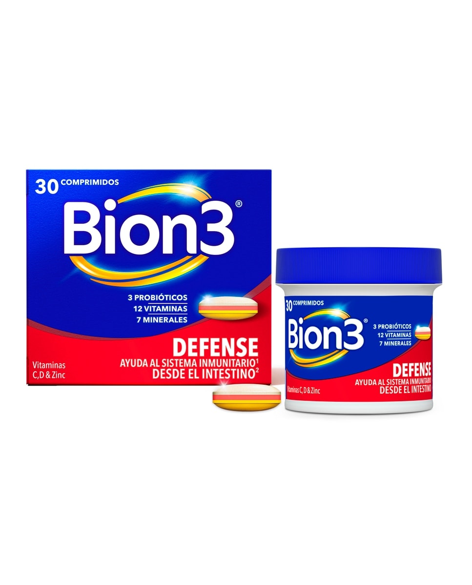 Bion3 - Comprimidos Multivitamínicos Con Probióticos Defense Bion3. - Image 1