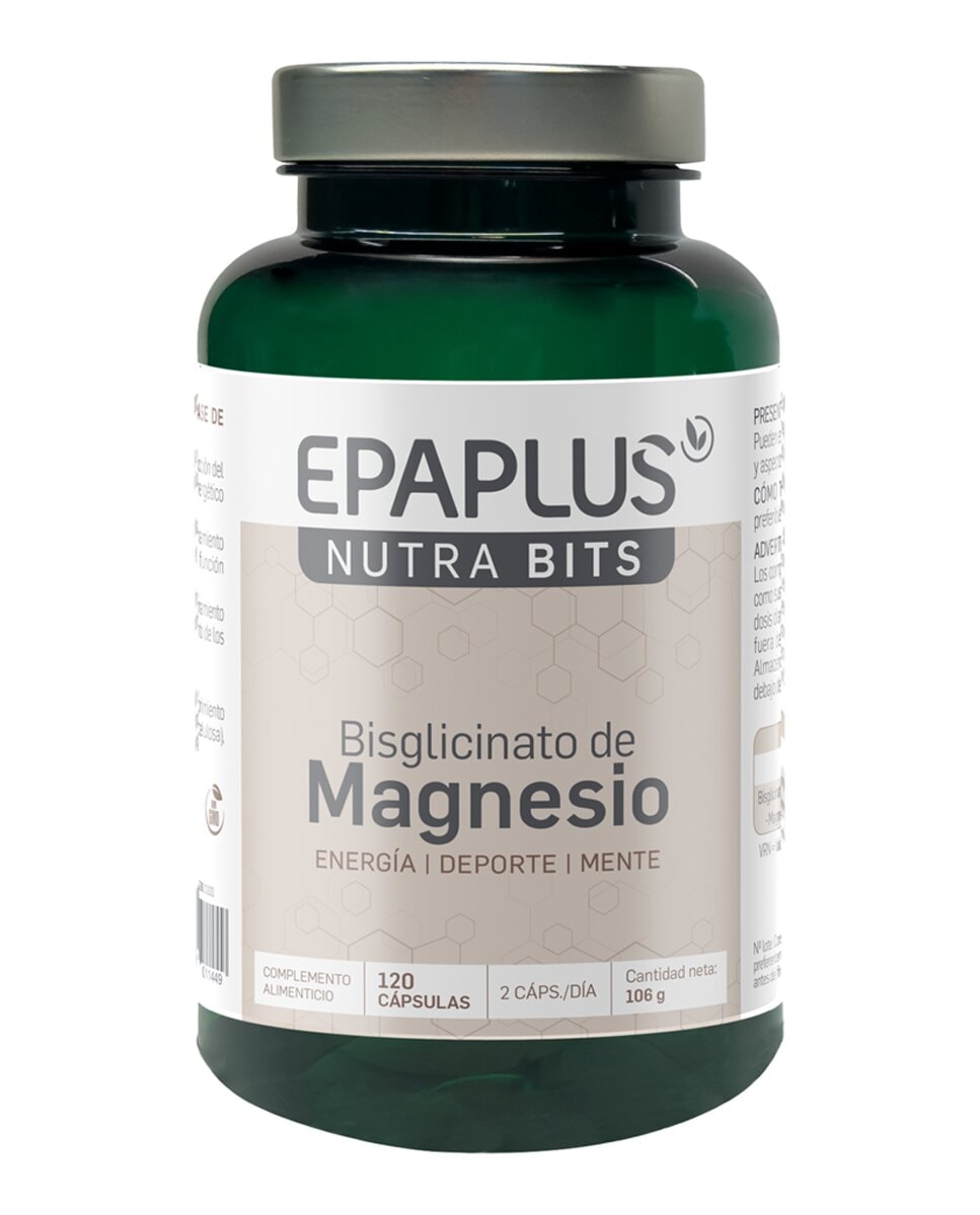 Epaplus - 120 cápsulas Magnesio Nutrabits Epaplus. - Image 1