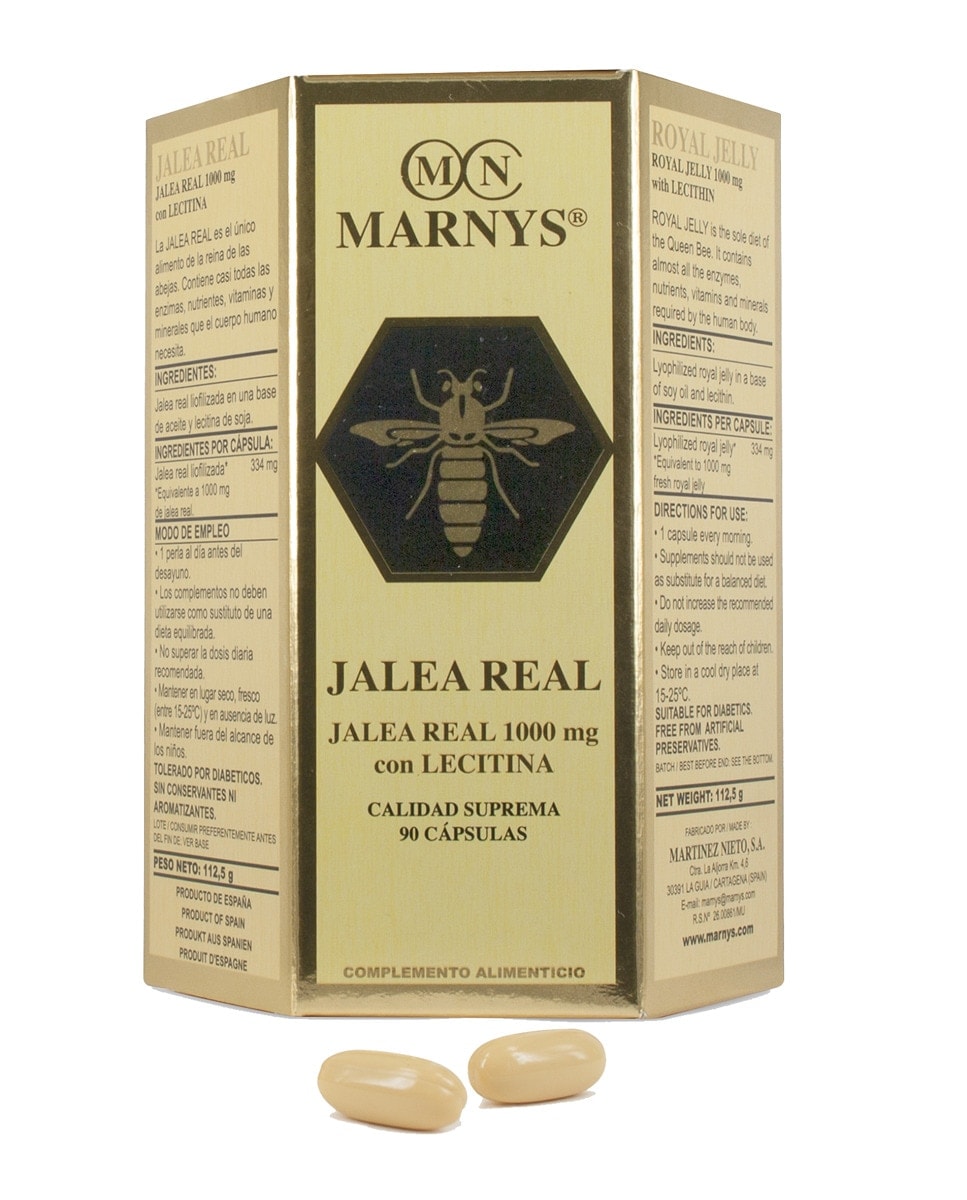Marnys - 90 Cápsulas Jalea Real 1000 mg con Lecitina Marnys. - Image 1