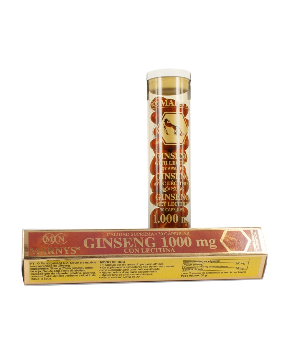 Marnys - Cápsulas Ginseng 1000 mg con Lecitina Marnys. - Image 1