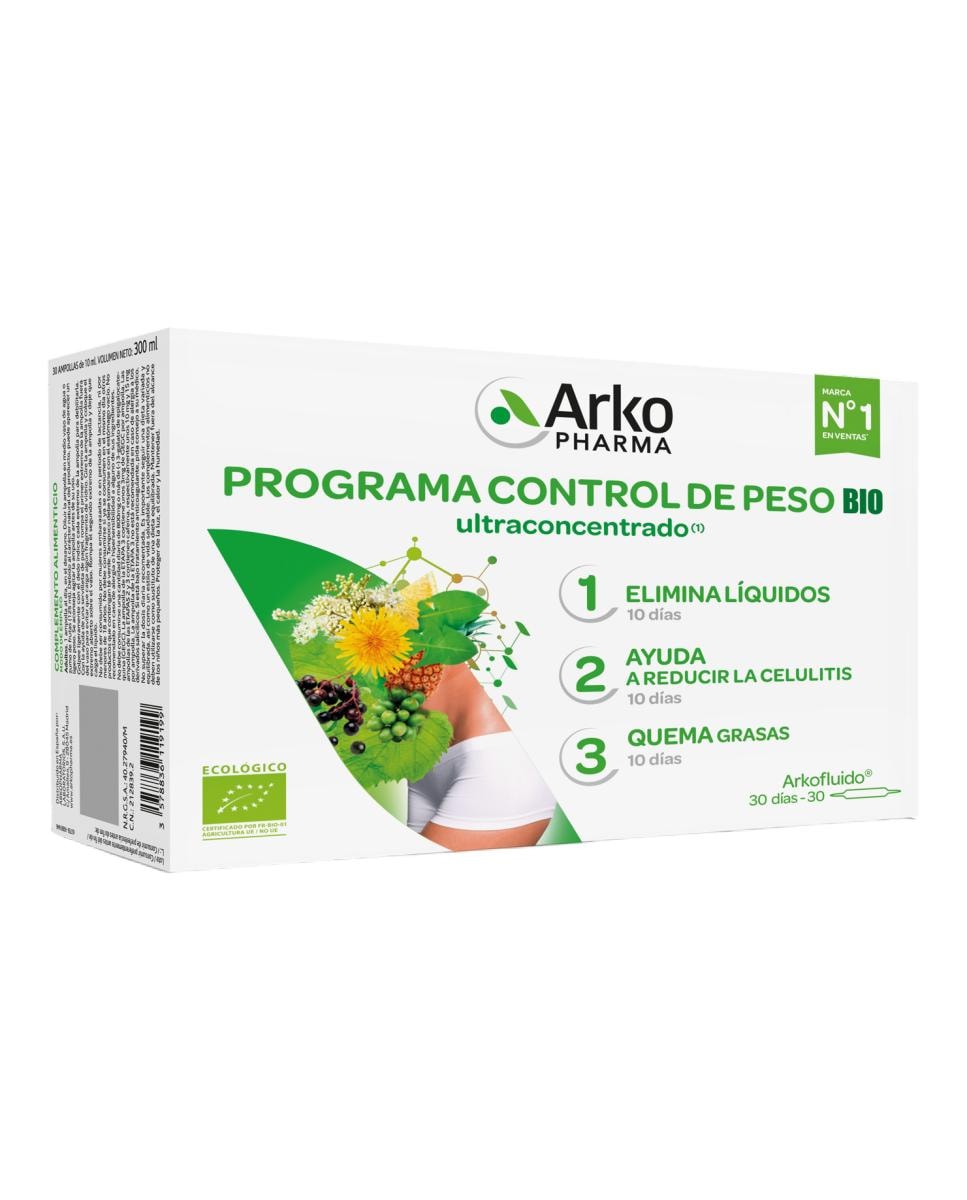 Arkopharma - Ampollas Arkofluido® Programa Control De Peso Arkopharma. - Image 1