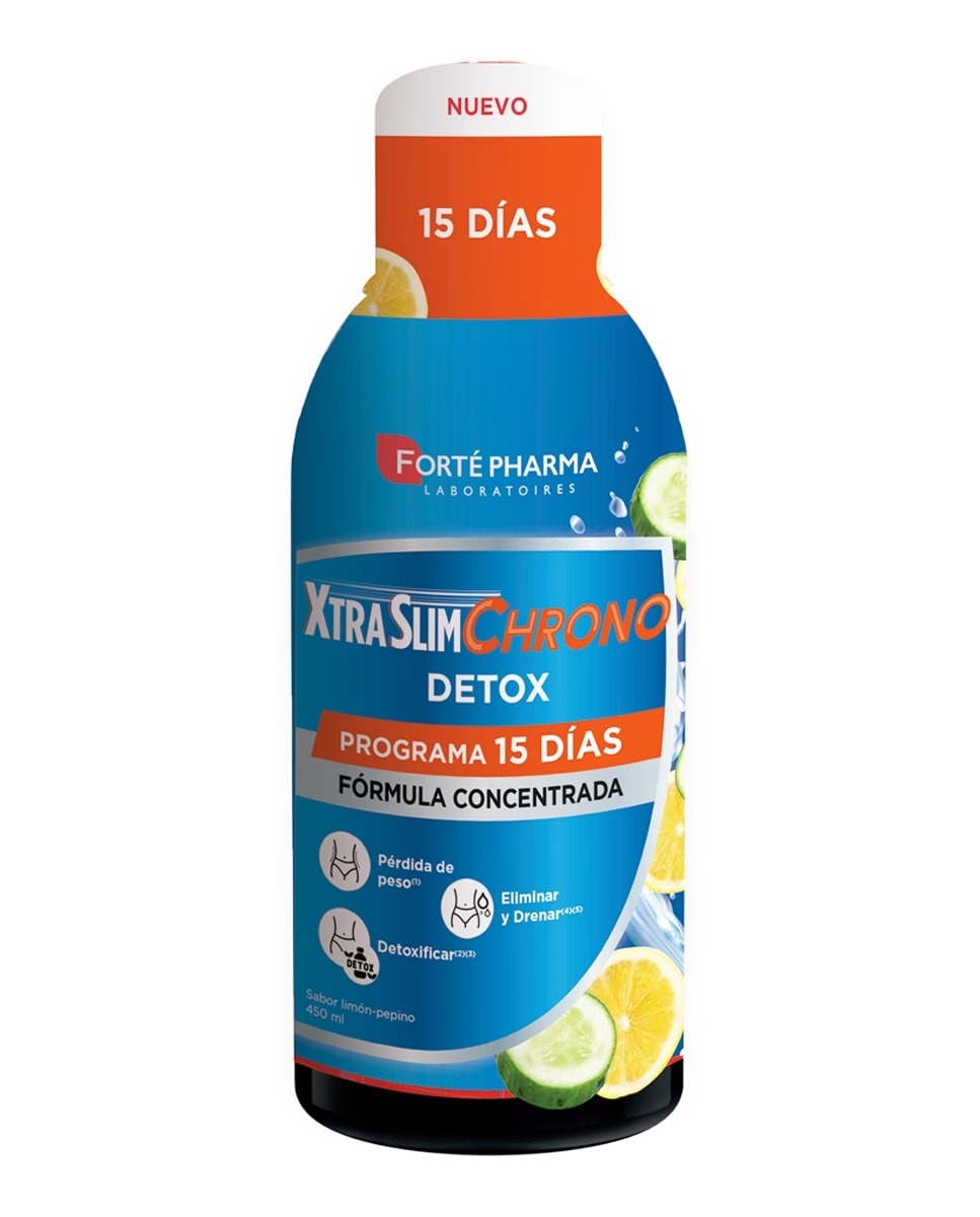 Forte Pharma - Complemento Alimenticio Xtraslim Chrono Detox 450 ml Forte Pharma. - Image 1